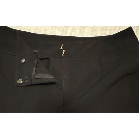 Rafaella Black High-Rise Dress Pants Polyester Rayon Blend Women's Size 14-READ - Picture 4 of 14